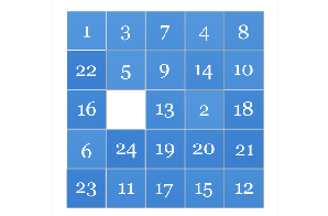 Sliding puzzle 3